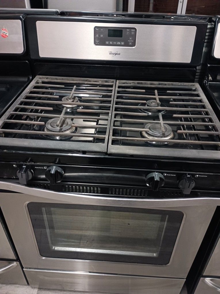 Stove Whirlpool, Stainless Steel,30"