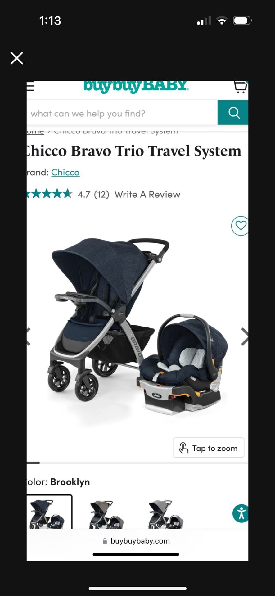Chico Car Seat And Stroller