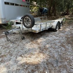 2024 all aluminum dual axle trailer