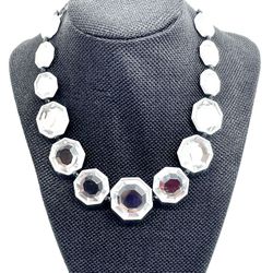 Mirrored Octagon Necklace 
