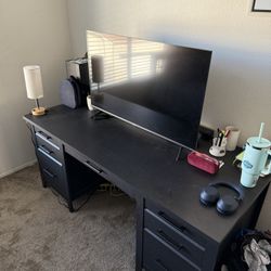 Black Wooden Desk