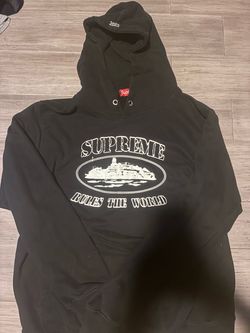 Supreme Rules The World Hoodie Black 2023