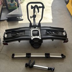 Thule double bike rack that folds