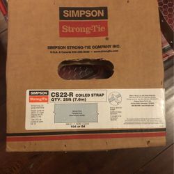 Simpson Strong Tie CS 25 ft. 22-Gauge Galvanized Coiled Strap