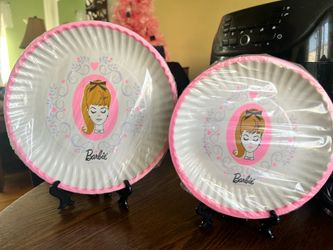 Barbie Vintage Paper Plates 1964 by Mattel
