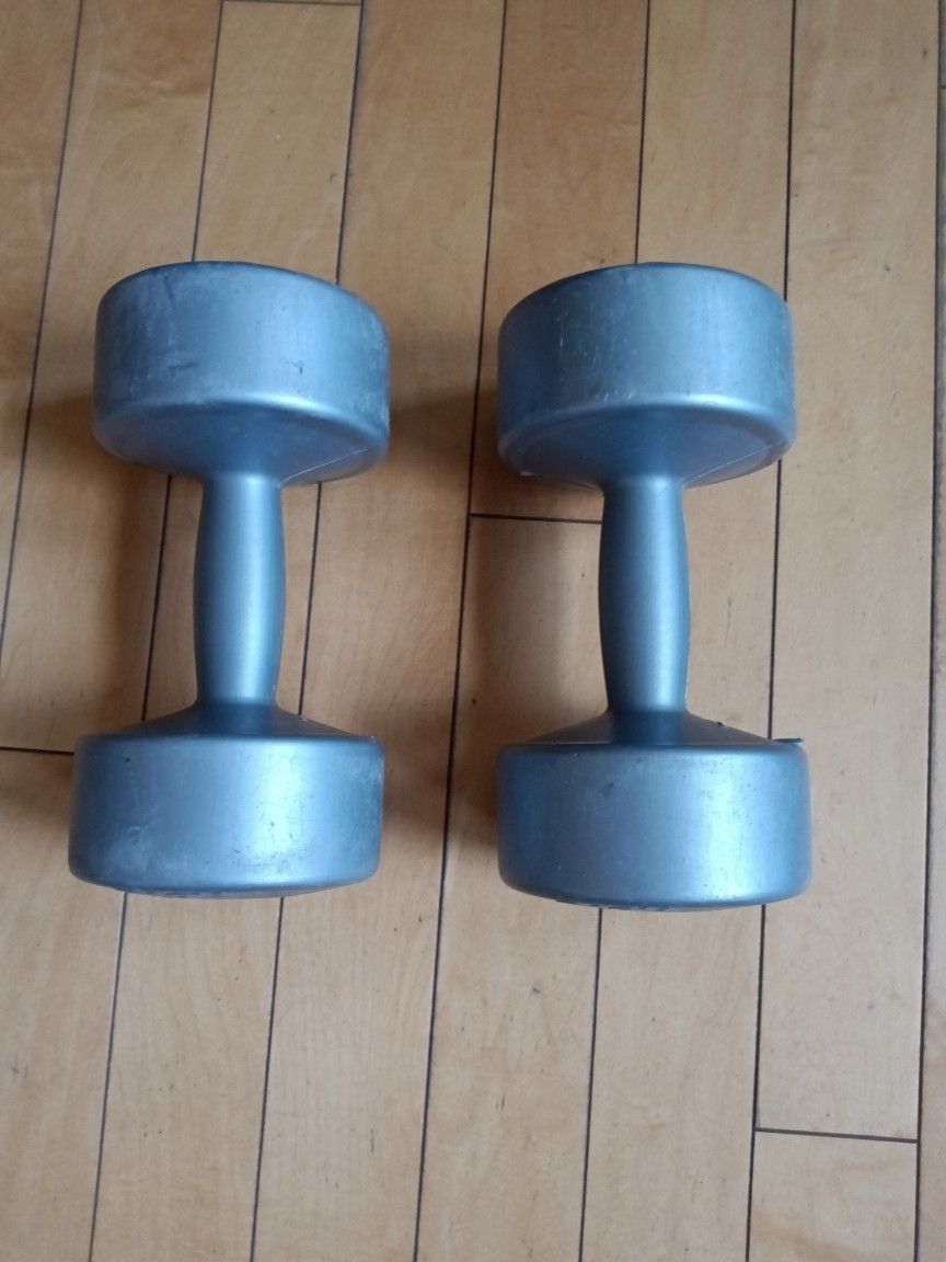 Vintage Ajay Dumbbells Set Of Two Each 10.0 LBS