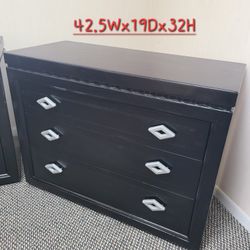 Black Dresser Cabinet 