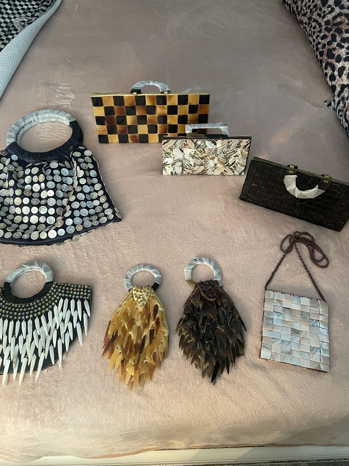 Shell Purses, Satin Lived High End