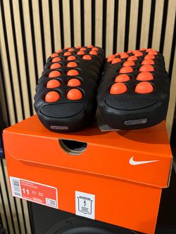 Nike Mind 001 Slides Black Crimson Size 11