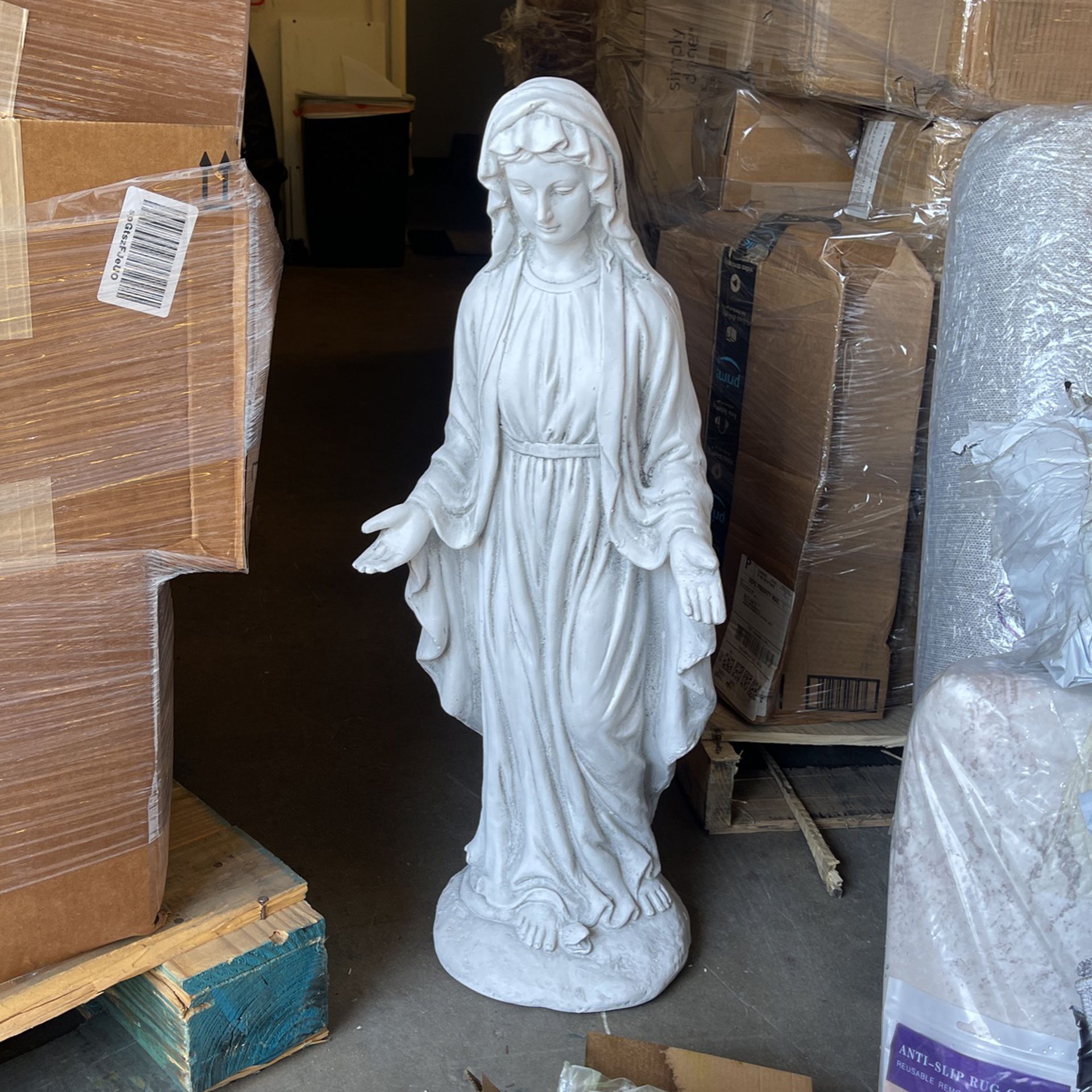 Virgin Mary Statue Outdoor  