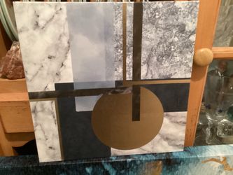 modern abstract canvas print 12”x12”