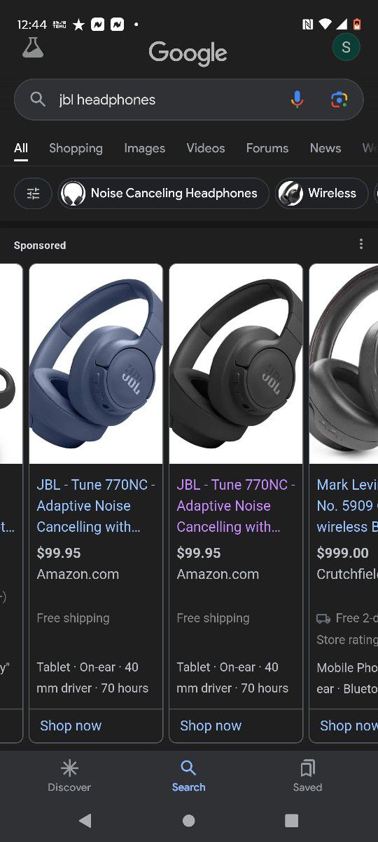 JBL Headphones Nothing Rong With Them Paid $103 With Taxes Only Asking $45