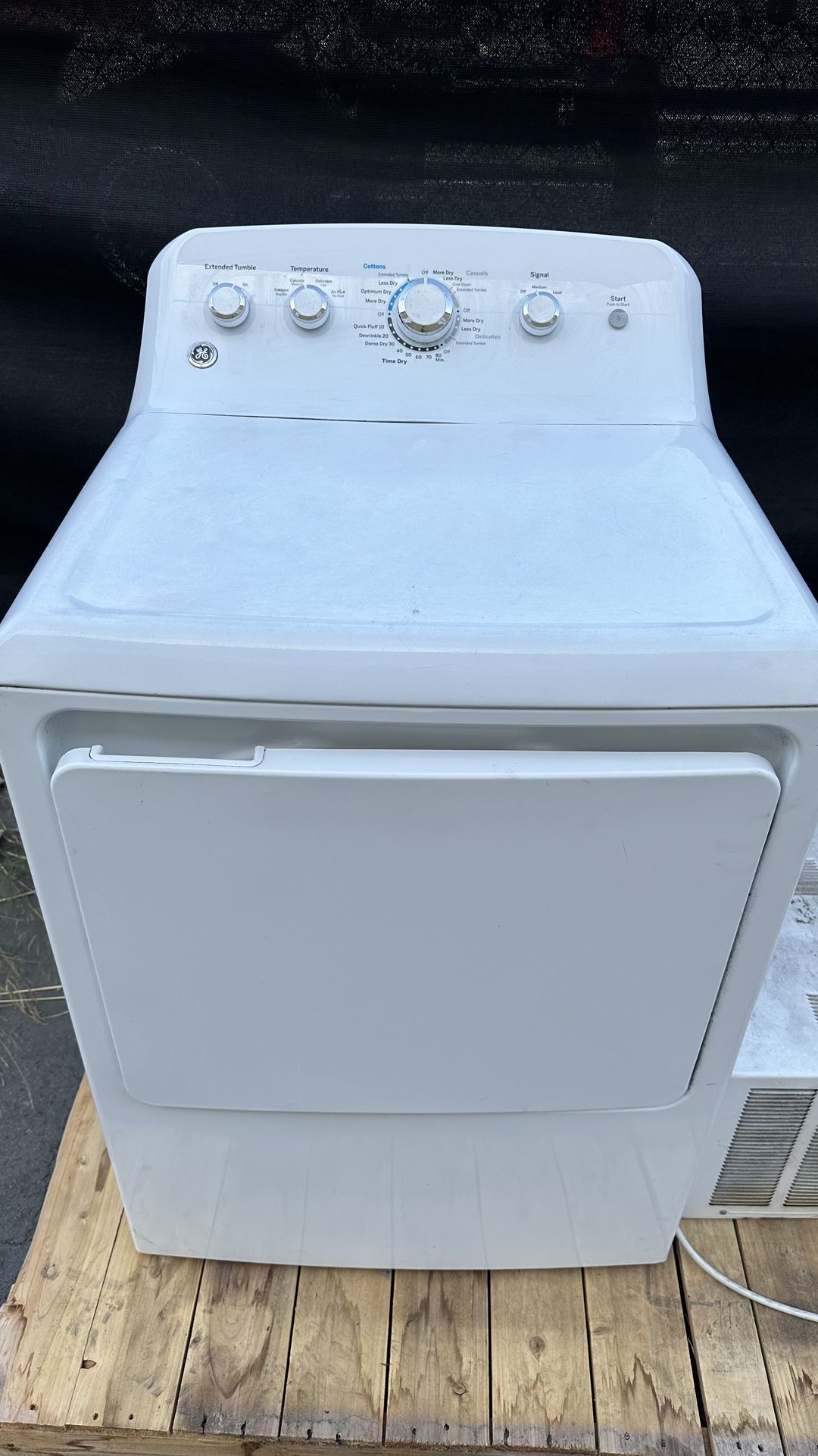 7.2 cu. ft. Electric Dryer in White