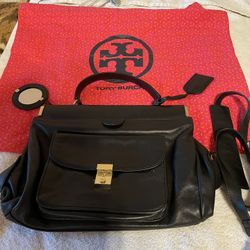  New Tory Burch Purse W/handle And Shoulder Strap