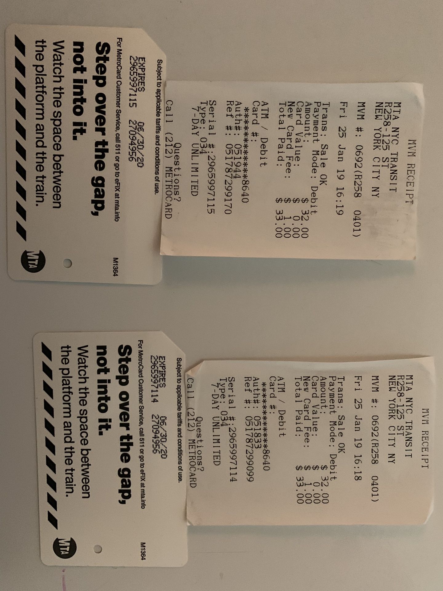Weekly Metro -$20 Each