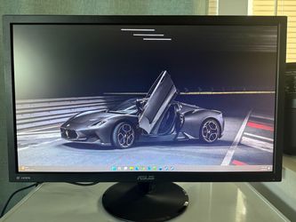 Dual (x2) ASUS VP278QG 27” Full HD 1920x1080 1ms 75Hz DP HDMI VGA Adaptive Sync/FreeSync Eye Care Monitor, Built-in Speakers