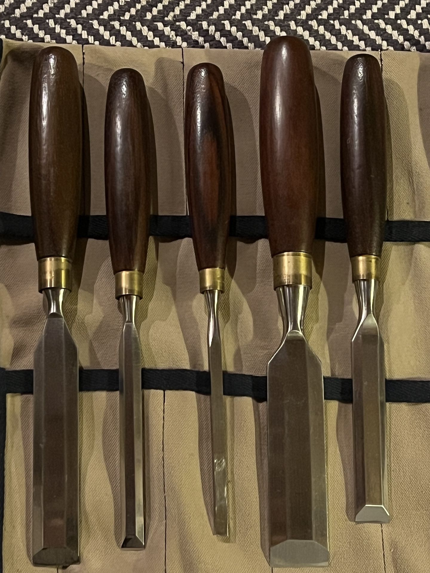 High Quality Vintage Hand Chisel Set Of 5