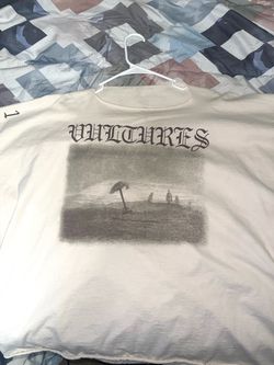 Kanye West Yeezy Vultures Album T-Shirt Size 2