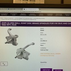 1966-77 Stock Spindles 