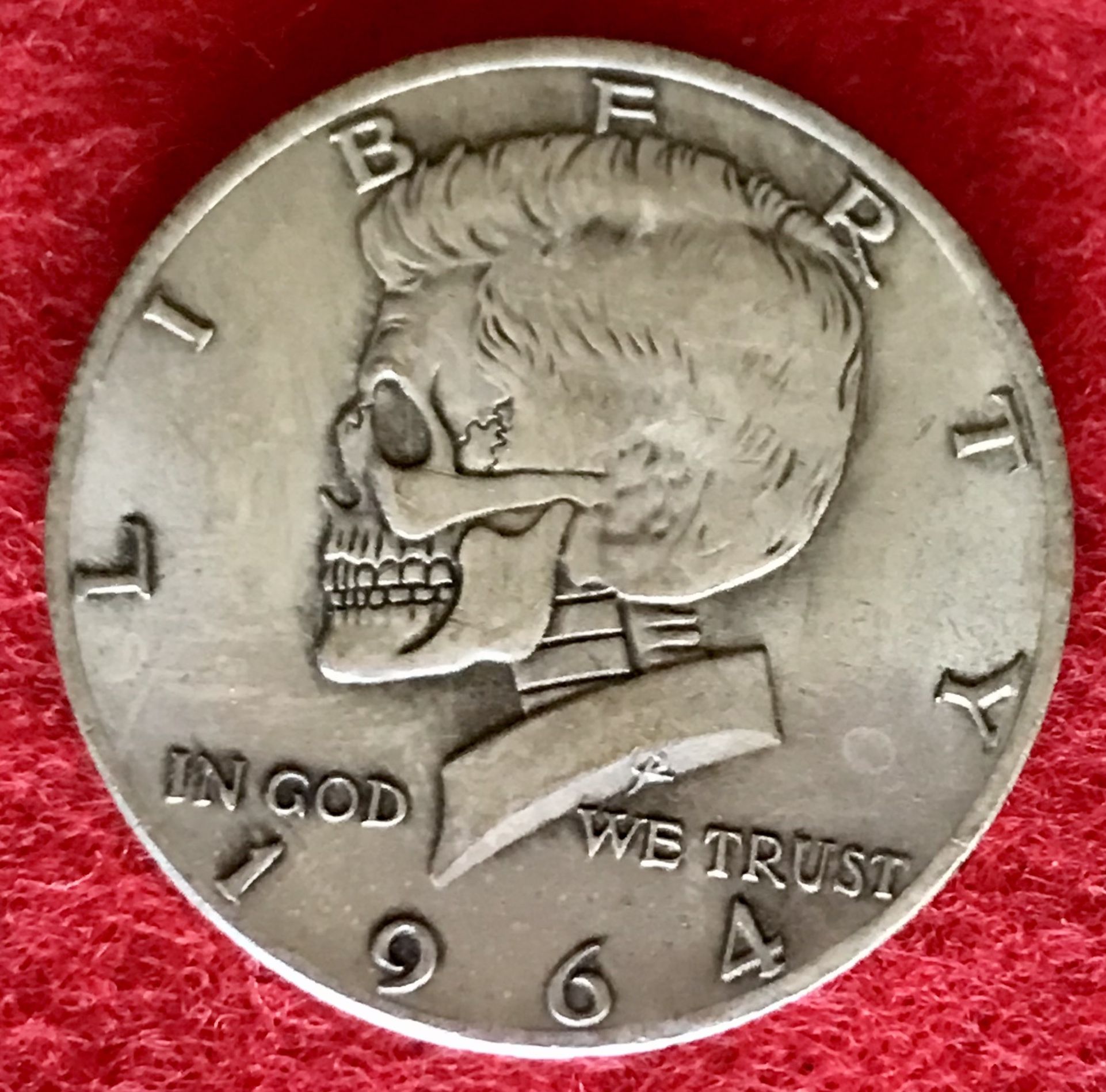 JFK Skull Coin. First $20 Offer Automatically Accepted. Shipped Same Day! 