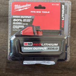 6.0 Milwaukee Battery 