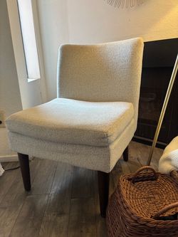 Off White Accent Chair