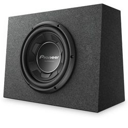 PIONEER TS-WX106B 10” Speakers – 1100W Max, Pre-Loaded, Easy Installation, Enclosure Included