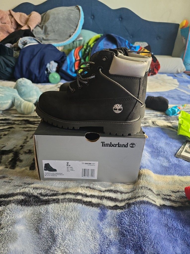 Size 2 Youth Men's Timberlands