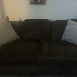 Brown Couches Still Pretty Brand New