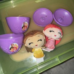 Belle And Ariel Plushies 