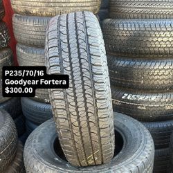 235/70/16 Set Of Four Used Tires Goodyear $300 