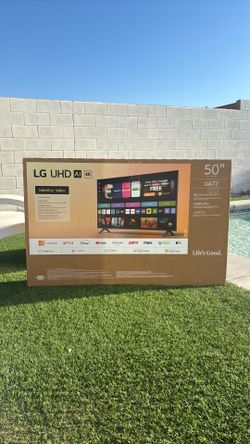 50” Lg smart 4k led uhd tv