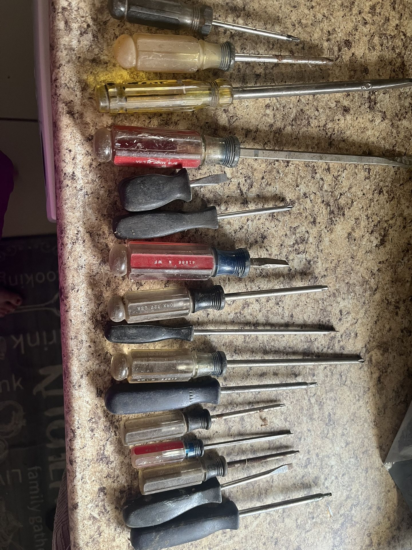 Screwdrivers and bits