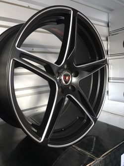 Brand new 20" staggered mercelli wheels