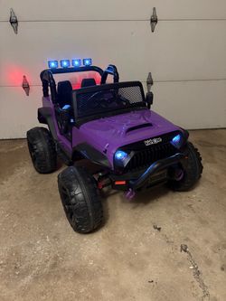Kidzone Kids Ride-On Electric Jeep