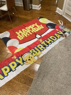 Birthday Pokémon Banners