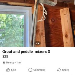 Grout And Peddle Mixers 3
