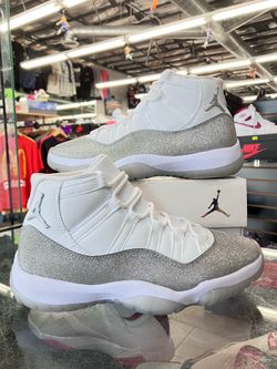 Women’s Air Jordan 11 Retro White Metallic Silver
