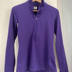 Preowned Women’s Nike Pro Dri Fit Fitted Running Long Sleeve Pullover Purple Pink - S