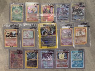 VINTAGE POKEMON CARD COLLECTION - Legendary Collection, Skyridge, Neo, EReader, PSA 1 CONTENDER