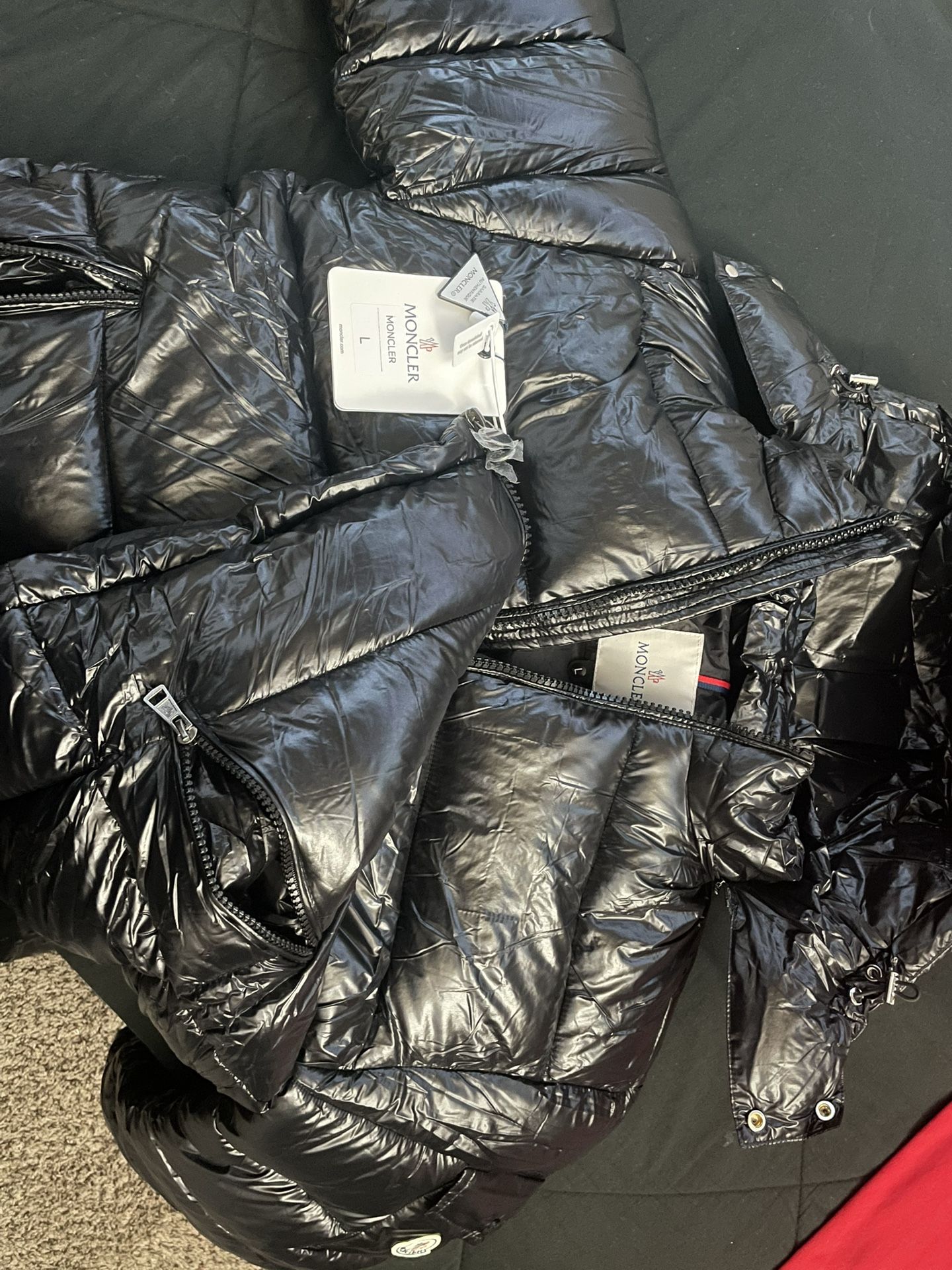 Black Moncler Coat ( Men’s L) 150$