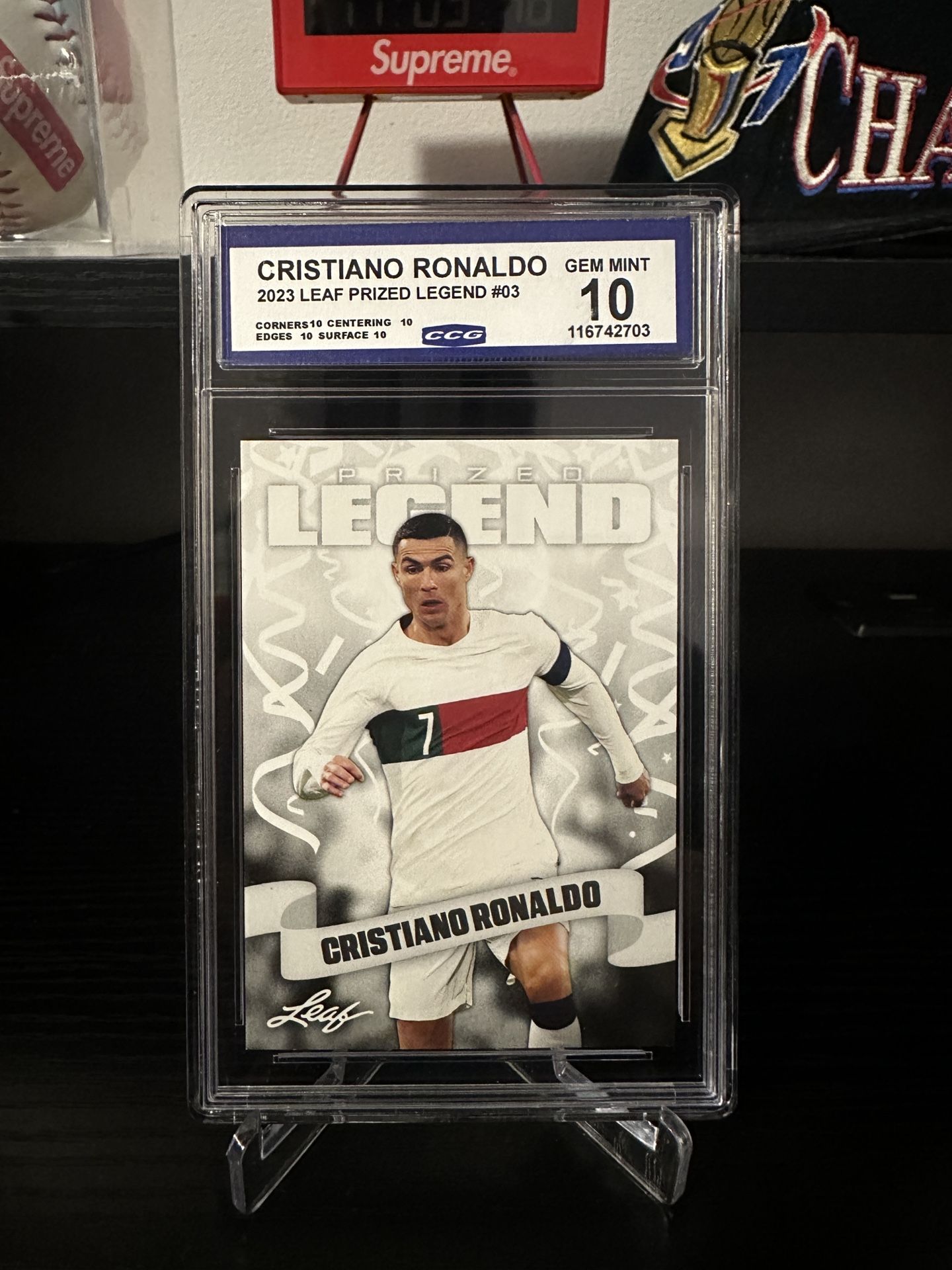 Cristiano Ronaldo 2023 Leaf Prized Legend 