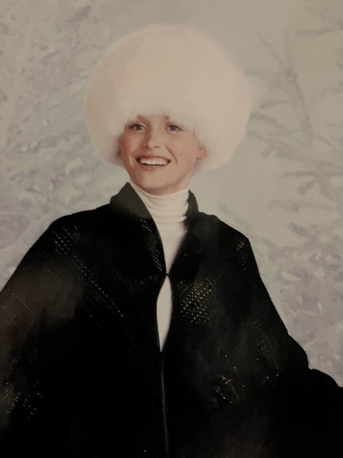 Vintage Neiman Marcus Blonde Fur Hat From Canada Org Box And AD