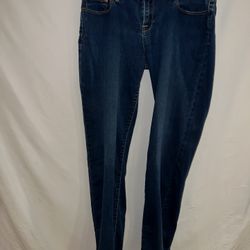 Ladies Womens size 10 30 Lucky Brand Lola Boot Cut dark denim jeans 