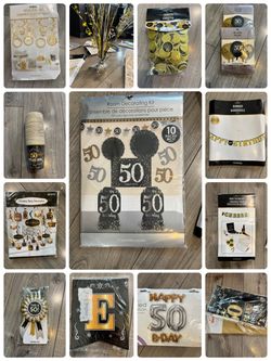 Happy 50th Birthday Decoration