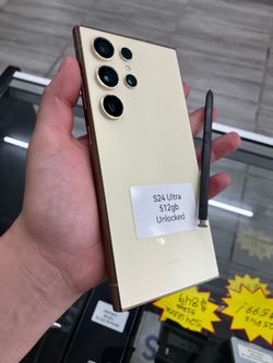 Like new Samsung s24 ultra unlocked cash or $50 down