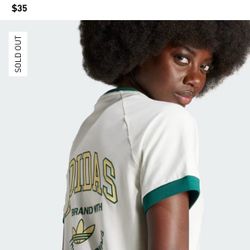 Adidas women’s VRCT Graphic Tee Size M