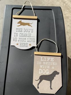 Two Small Home Decor Signs 