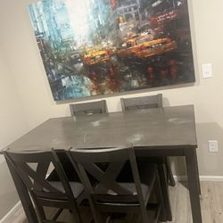 Gray Table Like New 