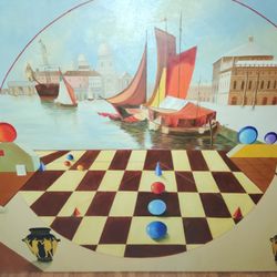 Museum Size Painting By Famous Painter Remo Mario Trentini